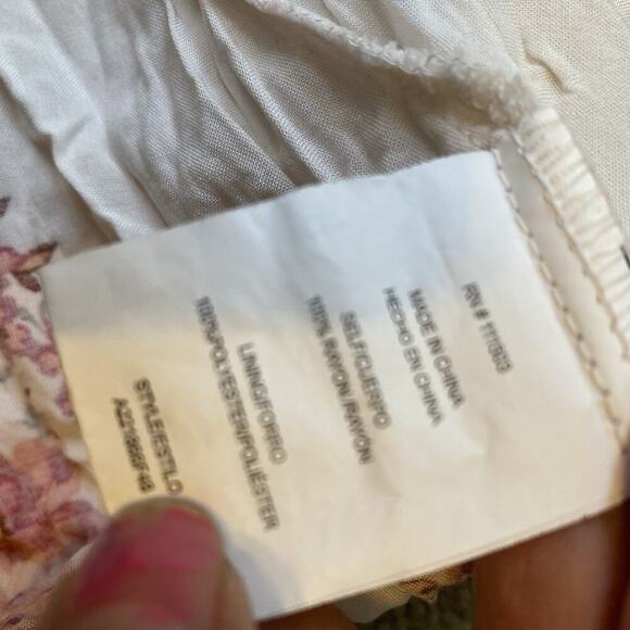 AsUWish WomenL Floral Cottagecore Coquette HighLow Summer Coastal Highwaist Boho - Picture 5 of 9